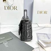 Fortok Dior My Tender Dior Top Handle Mini Bag Metallic Black 21 x 11.5 x 7cm - 4