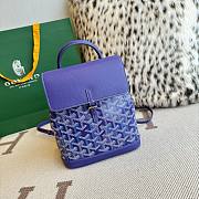 Fortok Goyard Alpin Mini Backpack Blue 19X9.5X23cm - 1