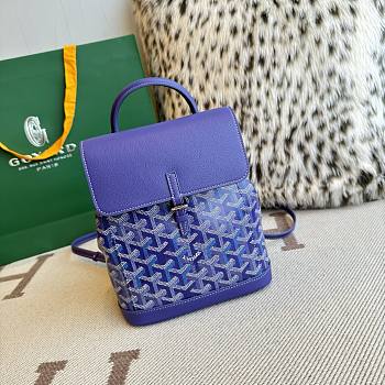 Fortok Goyard Alpin Mini Backpack Blue 19X9.5X23cm