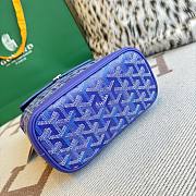 Fortok Goyard Alpin Mini Backpack Blue 19X9.5X23cm - 6