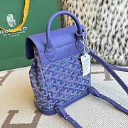 Fortok Goyard Alpin Mini Backpack Blue 19X9.5X23cm - 5