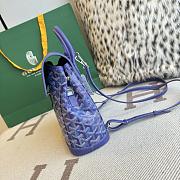 Fortok Goyard Alpin Mini Backpack Blue 19X9.5X23cm - 3
