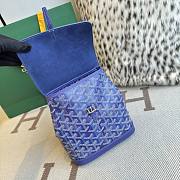 Fortok Goyard Alpin Mini Backpack Blue 19X9.5X23cm - 2