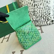 Fortok Goyard Alpin Mini Backpack Green 19X9.5X23cm - 5