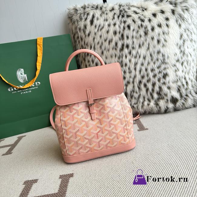 Fortok Goyard Alpin Mini Backpack Powder Pink 19X9.5X23cm - 1