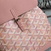 Fortok Goyard Alpin Mini Backpack Powder Pink 19X9.5X23cm - 5