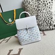 Fortok Goyard Alpin Mini Backpack White 19X9.5X23cm - 1
