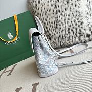 Fortok Goyard Alpin Mini Backpack White 19X9.5X23cm - 4
