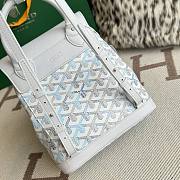 Fortok Goyard Alpin Mini Backpack White 19X9.5X23cm - 3