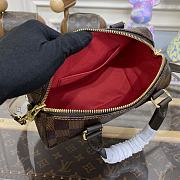 Fortok Louis Vuitton Speedy Bandoulière 20 Bag Brown Damier Ebene 20*13.5*11.5cm  - 5