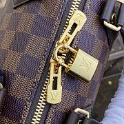 Fortok Louis Vuitton Speedy Bandoulière 20 Bag Brown Damier Ebene 20*13.5*11.5cm  - 4