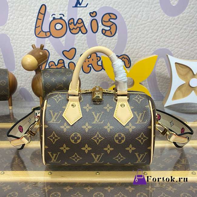 Fortok Louis Vuitton Speedy Bandoulière 20 Canvas Strap 02 20*13.5*11.5cm - 1