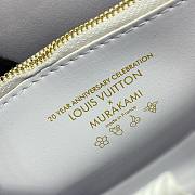 Fortok Louis Vuitton x Takashi Murakami Twist MM Slim White Epi Leather 23*8*16cm - 2