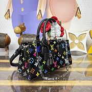 Fortok Louis Vuitton x Takashi Murakami OnTheGo East West Black 25*10*13cm  - 4