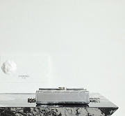 Fortok Chanel Mini Kelly Bag Metallic Silver 10x18x4.5cm - 6