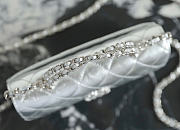 Fortok Chanel Mini Kelly Bag Metallic Silver 10x18x4.5cm - 2