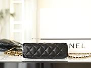 Fortok Chanel Small Kelly Shopper Black 13x19x7cm - 6