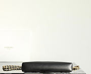 Fortok Chanel Nano 31 Shopping Bag Black Suede Quilted 20x17.5x3.5cm - 6