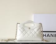 Fortok Chanel Nano 31 Shopping Bag White 20x17.5x3.5cm - 1