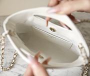 Fortok Chanel Nano 31 Shopping Bag White 20x17.5x3.5cm - 2