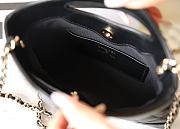 Fortok Chanel Nano 31 Shopping Bag Black 20x17.5x3.5cm - 5