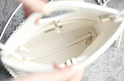 Fortok Chanel Mini 31 Shopping Bag White 22x24.5x5cm - 2