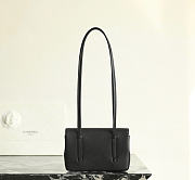 Fortok Chanel Shiny Caviar Mini Preppy Coco Shoulder Bag Black 11.5×17x5cm - 4