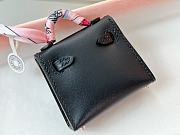 Fortok Hermès Kelly Twilly Bag Charm Black  - 3