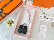 Fortok Hermès Kelly Twilly Bag Charm Black  - 4