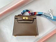 Fortok Hermès Kelly Twilly Bag Charm Etoupe - 4