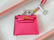Fortok Hermès Kelly Twilly Bag Charm Pink - 6
