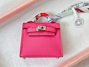 Fortok Hermès Kelly Twilly Bag Charm Pink - 3