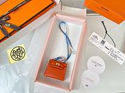 Fortok Hermès Kelly Twilly Bag Charm Orange - 5