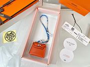 Fortok Hermès Kelly Twilly Bag Charm Orange - 2
