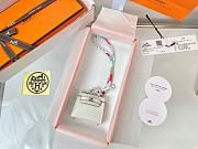 Fortok Hermès Kelly Twilly Bag Charm White - 3