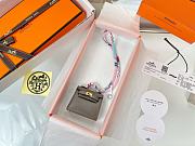 Fortok Hermès Kelly Twilly Bag Charm Black Taupe - 4