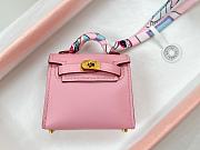 Fortok Hermès Kelly Twilly Bag Charm Light Pink Gold Hardware - 6