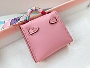 Fortok Hermès Kelly Twilly Bag Charm Light Pink Gold Hardware - 4