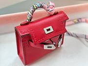 Fortok Hermès Kelly Twilly Bag Charm Red - 5