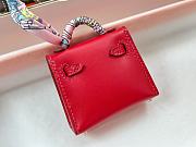 Fortok Hermès Kelly Twilly Bag Charm Red - 2