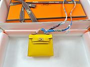 Fortok Hermès Kelly Twilly Bag Charm Yellow - 5