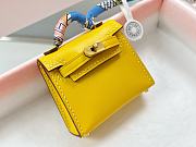 Fortok Hermès Kelly Twilly Bag Charm Yellow - 4