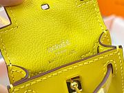 Fortok Hermès Kelly Twilly Bag Charm Yellow - 2