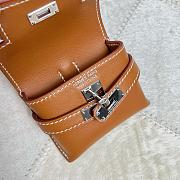 Fortok Hermès Kellyfestival Bag Bharm Brown  - 4