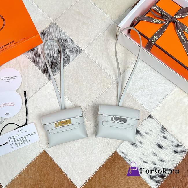 Fortok Hermès Kellyfestival Bag Charms Grey - 1