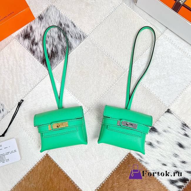 Fortok Hermès Kellyfestival Bag Charms Green - 1