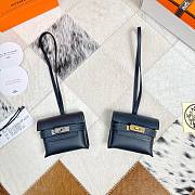 Fortok Hermès Kellyfestival Bag Charms Navy Blue - 1