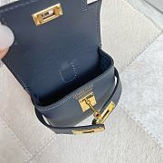 Fortok Hermès Kellyfestival Bag Charms Navy Blue - 6