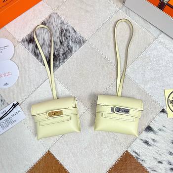 Fortok Hermès Kellyfestival Bag Charms Baby Yellow