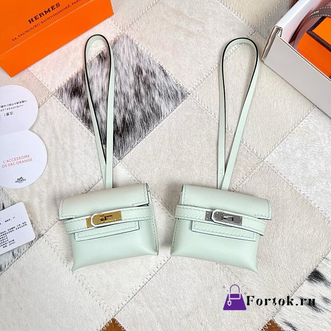 Fortok Hermès Kellyfestival Bag Charms Mint Green - 1